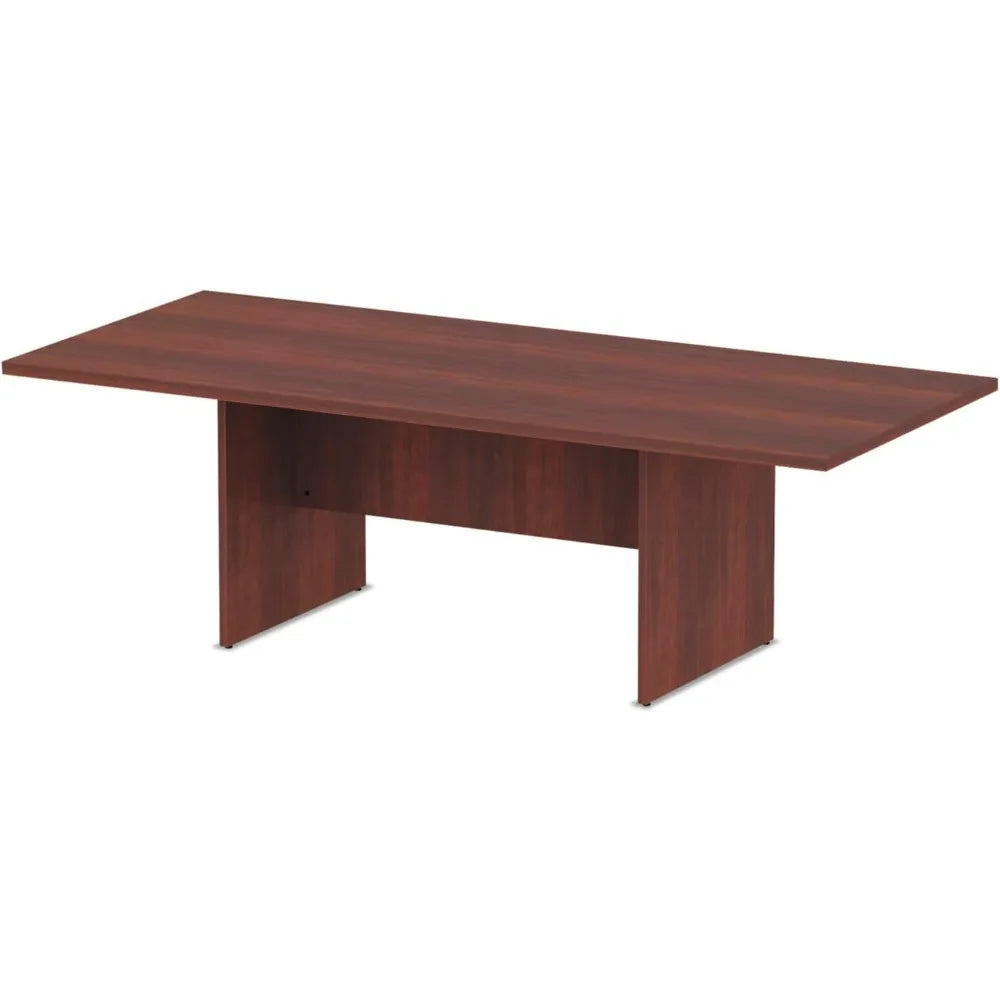 Alera ALEVA719642MC 94.5 in. x 41-3/8 in. x 29.5 in. Valencia Series Conference Rectangle Table - Medium Cherry