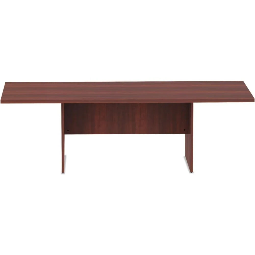 Alera ALEVA719642MC 94.5 in. x 41-3/8 in. x 29.5 in. Valencia Series Conference Rectangle Table - Medium Cherry